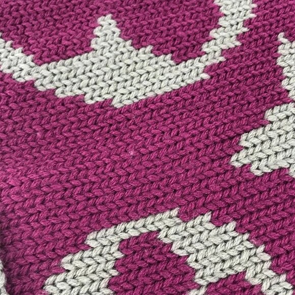 LOUIS VUITTON M72768 Monogram Snood Grand Floor Neck Warmer Scarf wool purple - Picture 14 of 16